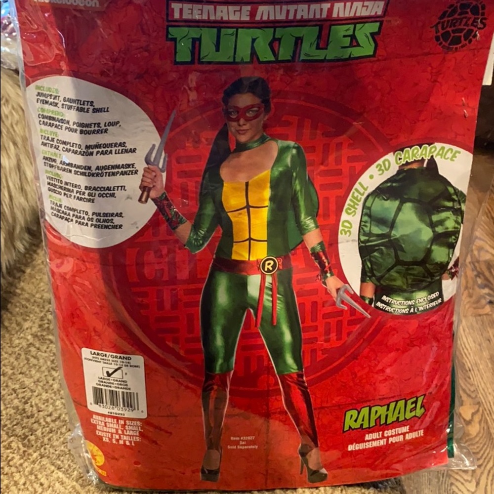Ninja turtles women’s Halloween costume
